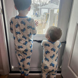 Little Blue Tractor Onesie