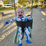 Little Blue Tractor Onesie