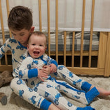 Little Blue Tractor Onesie