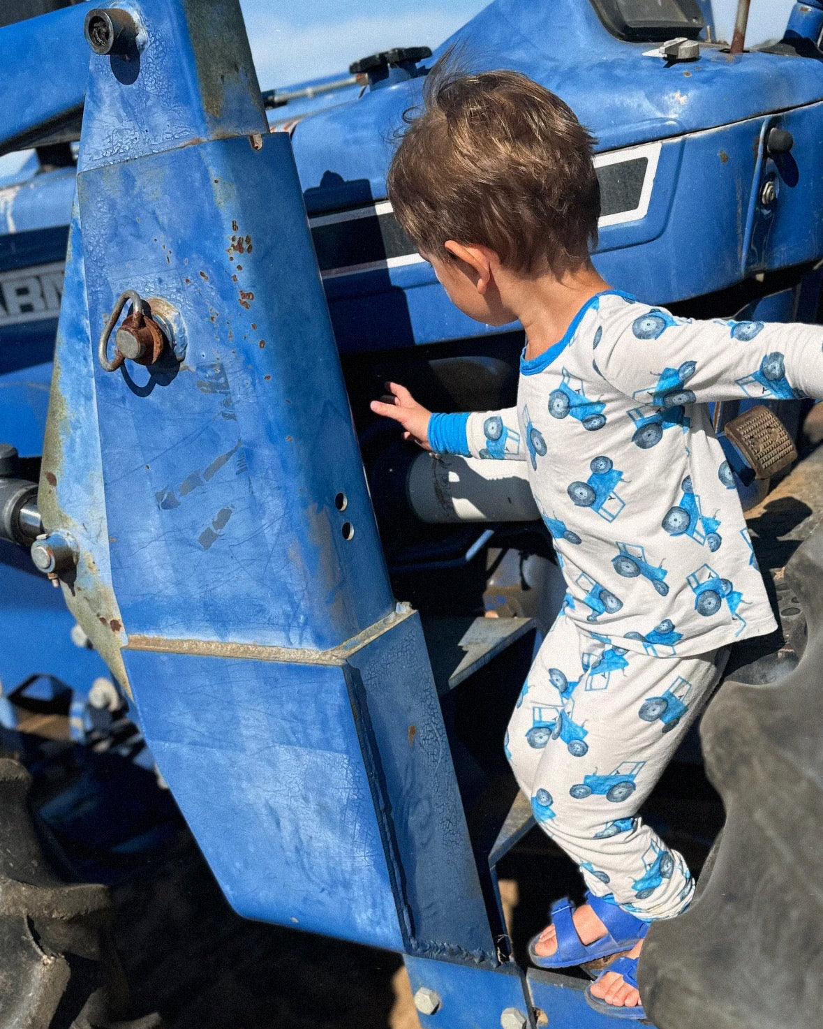 Little Blue Tractor Two-Piece