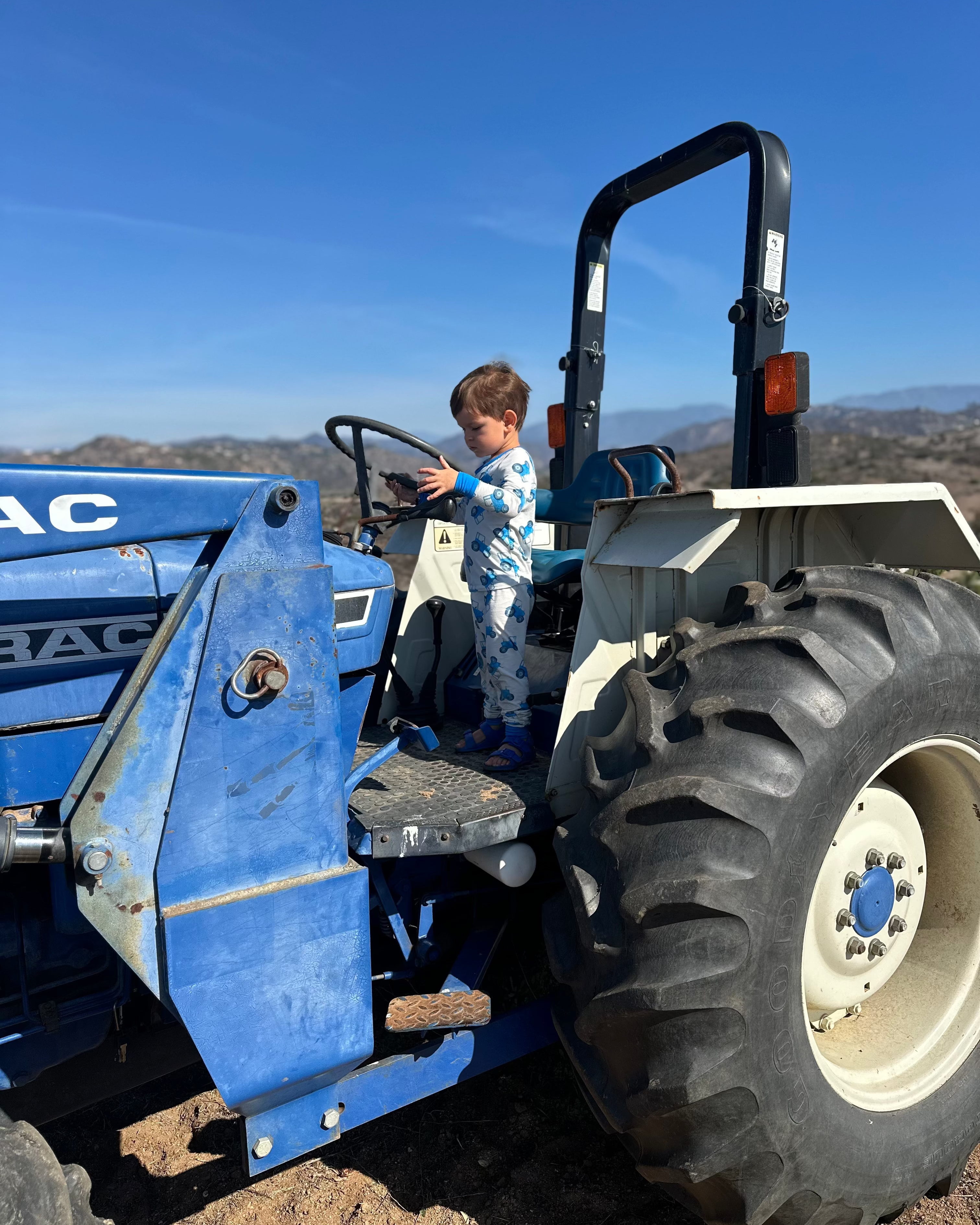 Little Blue Tractor Two-Piece