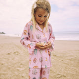 By The Seashore Ruffle Pajama Set