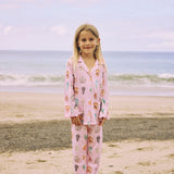 By The Seashore Ruffle Pajama Set
